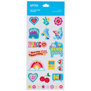 Otto Vinyl Transfer Sticker Multipack Retro