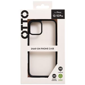 Otto Snap Case for iPhone 12/12 Pro Black | Officeworks Otto Snap Case for iPhone 12/12 Pro Black | Officeworks