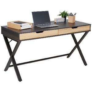 Otto Lindenberg Woodgrain Desk 1400mm Black