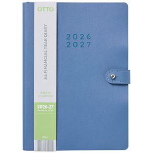 Otto A5 Week to View FY26/27 Diary Teal