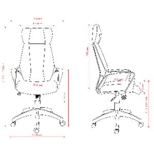 Stockholm High Back Chair Officeworks Off 54