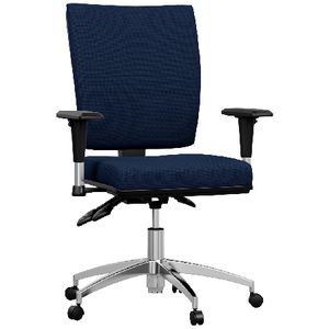 Pago Flash II Deluxe Alloy Base Chair Dark Navy