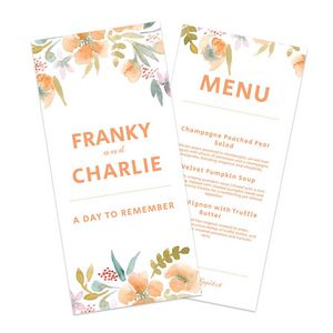Wedding Menus