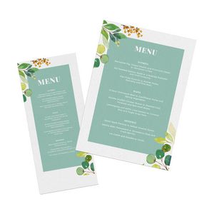 Premium Café Menus