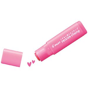 PILOT Frixion Double Heart Stamp Pink