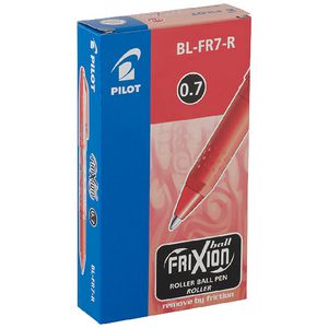 PILOT Frixion Ball Erasable Gel Pen 0.7mm Red 12 Pack