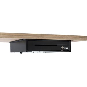 POS-mate Cash Drawer Under Counter Mounting Brackets Black