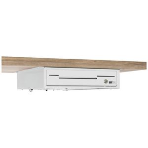 POS-mate Cash Drawer Under Counter Mounting Brackets White