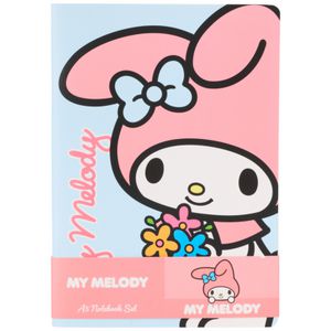 My Melody Notebook 64 Pages 3 Pack