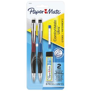 Paper Mate Comfortmate Ultra Mechanical Pencils 0 7mm 2 Pack Officeworks