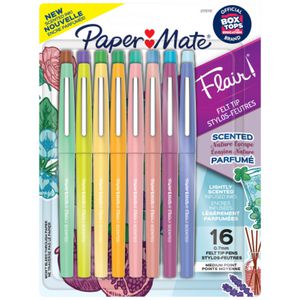 Papermate Flair Scented Fineliners  Nature Escape 16 Pack