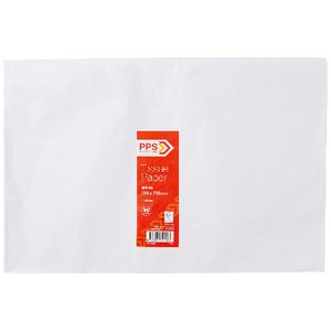PPS Tissue Paper 500 x 750mm 100 Pack White