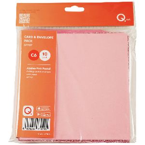 Qcut C6 Folding Cards Set Azalea Pink Pastel/Thistle Pink