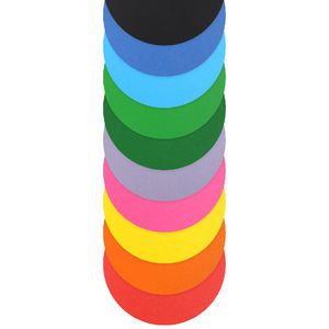 Quill Shapes Matte Paper Circles 500 Pack 120mm