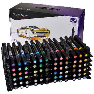 Prismacolor Art Markers Chisel/Fine 72 Pack Officeworks