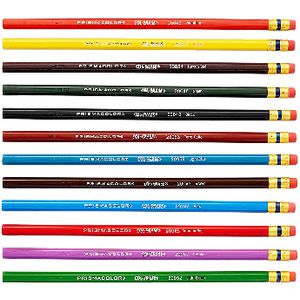Prismacolor Col Erase Erasable Coloured Pencils 12 Pack Officeworks