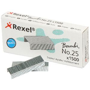 Rexel Bambi Steel Staples 1500 Pack