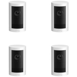 Ring Outdoor Camera Plus White 4 Pack