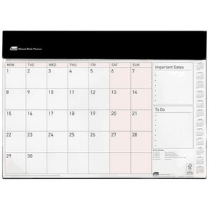 Sasco 51x38cm Month to View Deluxe FY26/27 Desk Planner