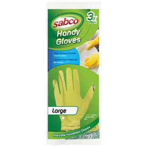 Sabco Handy Gloves Large 3 Pairs