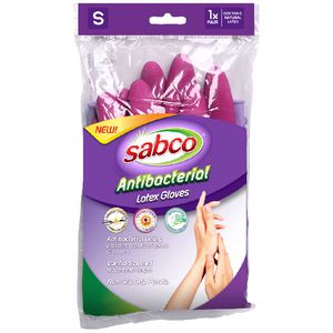 Sabco Antibacterial Gloves Small 1 Pair