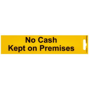 thumbnail image 2 of No Cash Left On Premises Overnight Label NHE-18447 Security 2 of 12