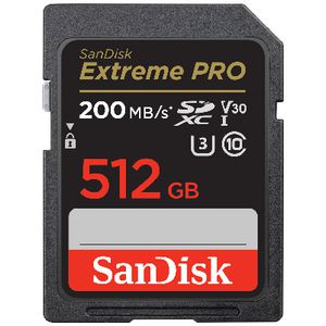 SanDisk 512GB Extreme Pro SDXC Memory Card