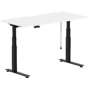 Stilford S2 Electric Sit Stand Desk 1500mm Black/White
