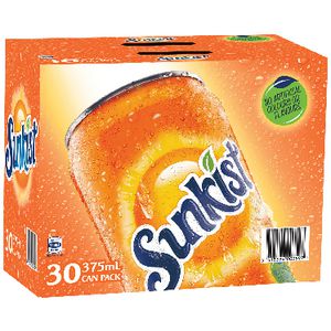 Sunkist Cans 375mL 30 Pack