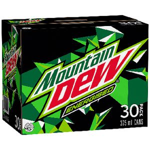 Mountain Dew Cans 375mL 30 Pack