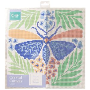 Craftsmart Crystal Canvas 28x28 Moth
