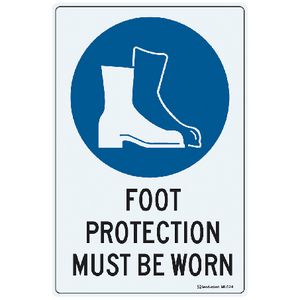 Foot Protection Sign 30 x 45cm