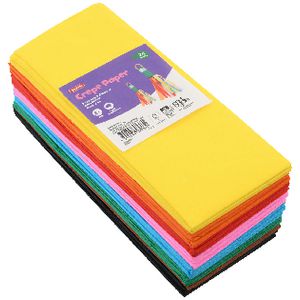 Kadink Crepe Paper 50cm x 1m Assorted 24 Pack