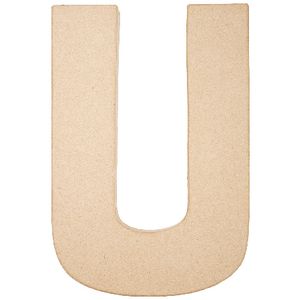 Craftsmart Paper Mache Letter U