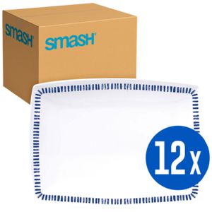 Smash Melamix Reusable Small Platter Nautical 12 Pack