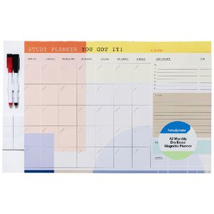 Studymate A3 Dry Erase Month to View Planner Magnetic