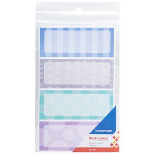Studymate Book Labels 16 Pack