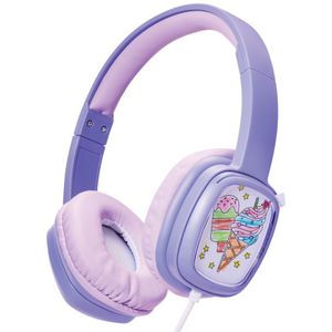 Studymate DIY Wired Headphones with Card Holder Purple