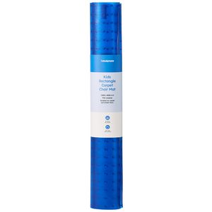 Carpet PVC Chair Mat 750x900x6mm Blue Suits 6mm Carpet