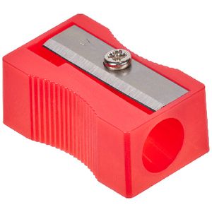 Studymate Recycled Plastic Wedge 1 Hole Sharpener Red