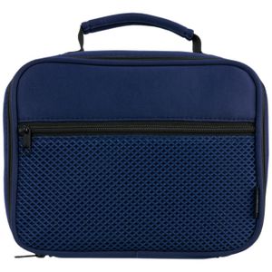 Studymate Rectangle Lunch Bag Space Cotton Navy