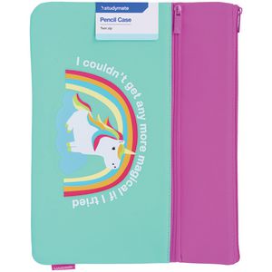 Studymate Large Twin Zip Pencil Case Unicorn