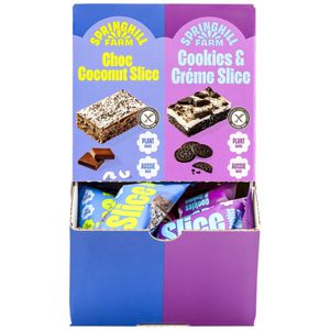 Springhill Farm SLICE Choc Coconut & Cookies Crème 14 Pack