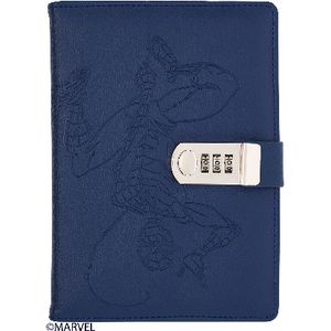 Marvel Spider-Man A5 Lockable Notebook 160 Pages
