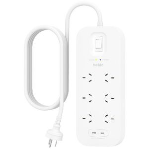 Belkin Connect 6-Outlet 2 USB Surge Protector