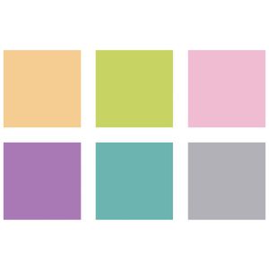 Colour-Assorted Pastel colours