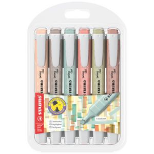 Stabilo Swing Cool Nature Colours Highlighters 6 Pack