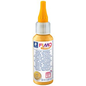 Staedtler FIMO Oven Bake Liquid Gel Gold 50mL