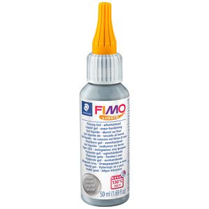 Staedtler FIMO Oven Bake Liquid Gel Silver 50mL