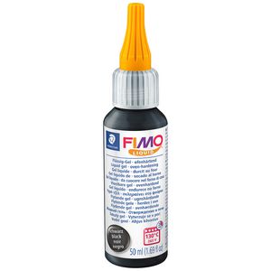 Staedtler FIMO Oven Bake Liquid Gel Black 50mL